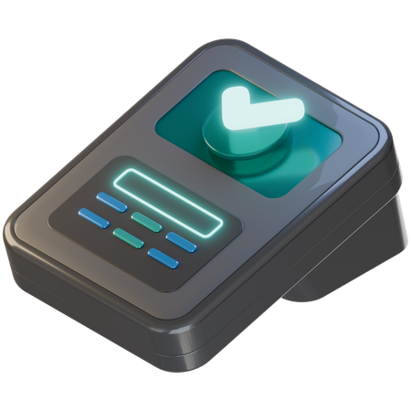 Point Of Sale Terminal  3D Icon
