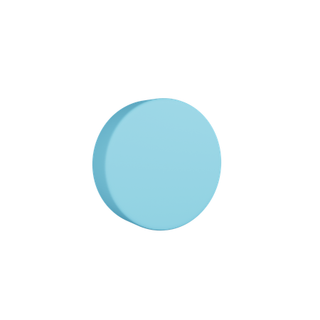 Ponctuation point  3D Icon