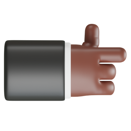 Point Right Hand Gesture  3D Icon