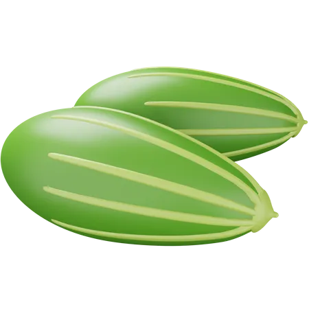Pointed Gourd  3D Icon