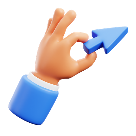 Pointer Hand Gestures  3D Icon