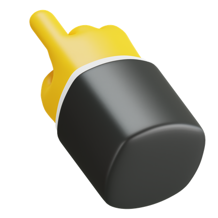 Pointer Tap Hand Gesture  3D Icon