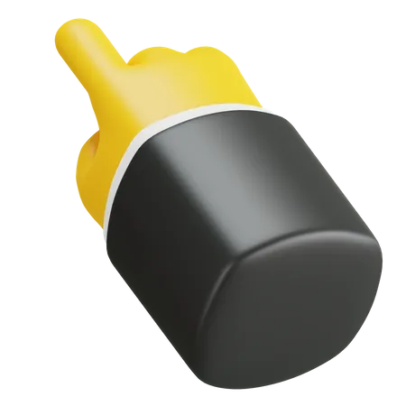 Pointer Tap Hand Gesture  3D Icon