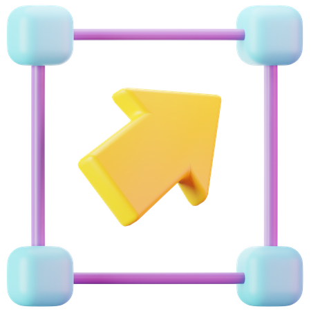 Outil pointeur  3D Icon