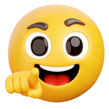 Pointing at You  3D Icon