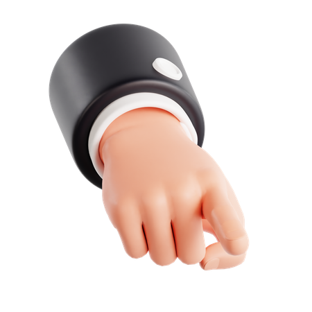 Pointing Finger Hand Gesture  3D Icon