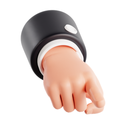 Pointing Finger Hand Gesture  3D Icon