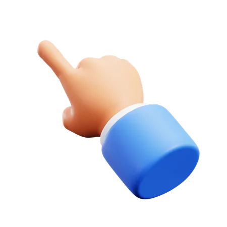 Pointing Finger Hand Gestures  3D Icon