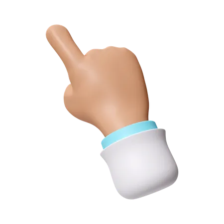 Pointing Gesture  3D Icon