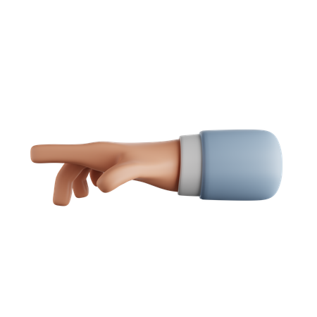 Pointing Hand Gesture  3D Icon