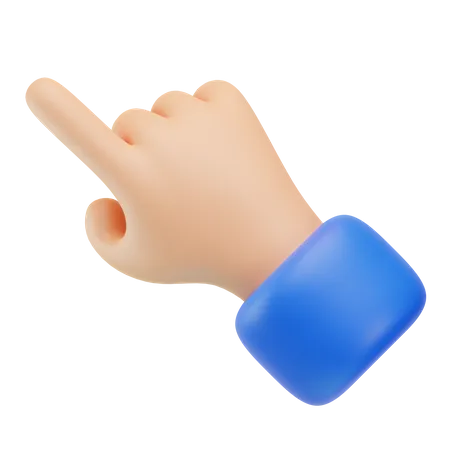 Pointing Hand Gesture  3D Icon