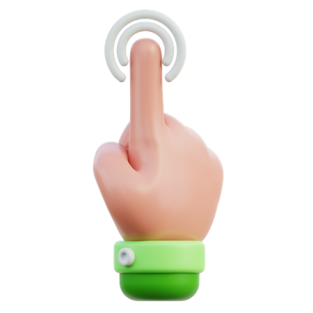 Pointing hand gesture  3D Icon