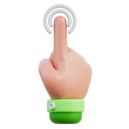 Pointing hand gesture  3D Icon