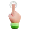 Pointing hand gesture