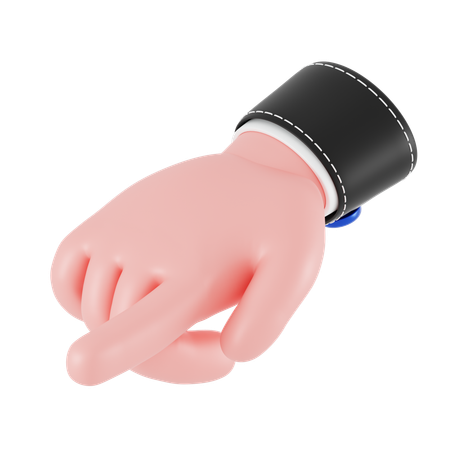 Pointing Hand Gesture  3D Icon