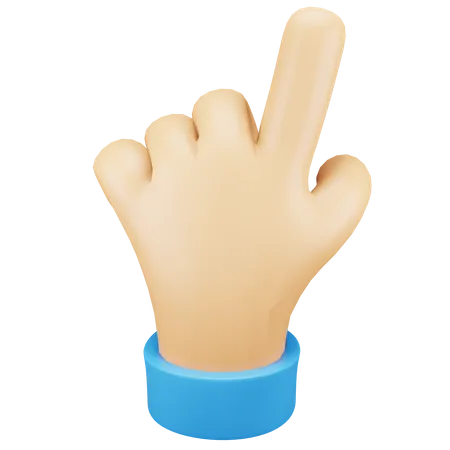 Pointing Hand Gesture  3D Icon