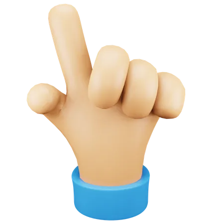 Pointing Hand Gesture  3D Icon