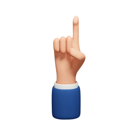 Pointing Hand Gesture Download This Item Now 3D Icon