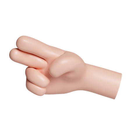 Pointing  Hand Gesture  3D Icon