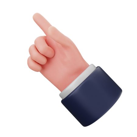 Pointing Hand Gestures  3D Icon