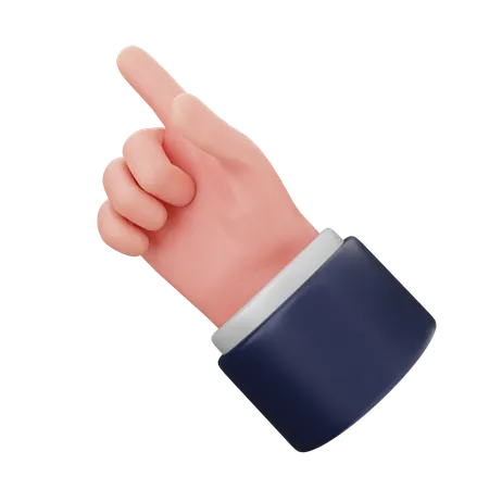 Pointing Hand Gestures  3D Icon