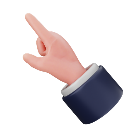 Pointing Hand Gestures  3D Icon