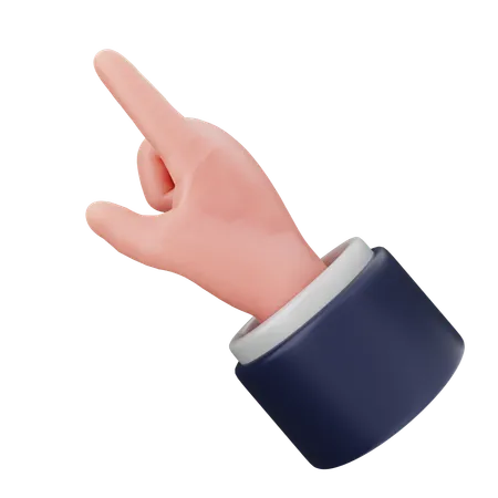 Pointing Hand Gestures  3D Icon