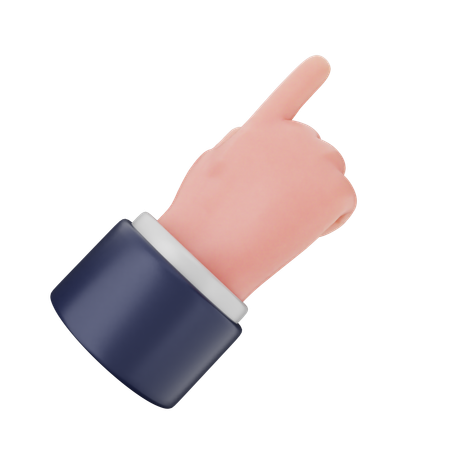 Pointing Hand Gestures  3D Icon