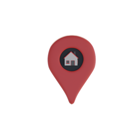 Pointing map location  3D Icon