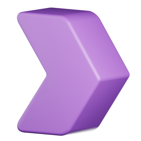 Pointing Right Arrow  3D Icon