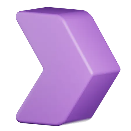 Pointing Right Arrow  3D Icon