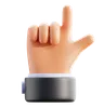 Pointing Up Hand Gesture