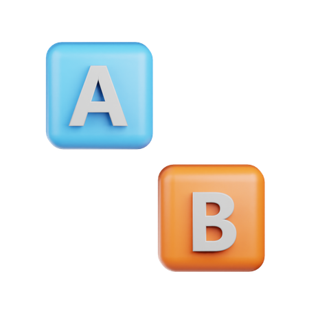 Points A and B  3D Icon