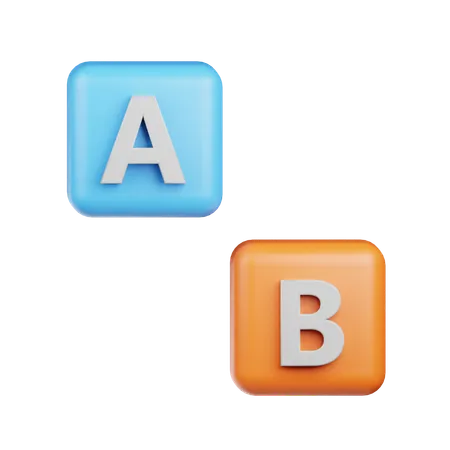 Points A and B  3D Icon