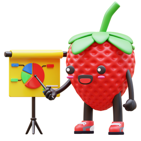 Points With Stick  3D Illustration