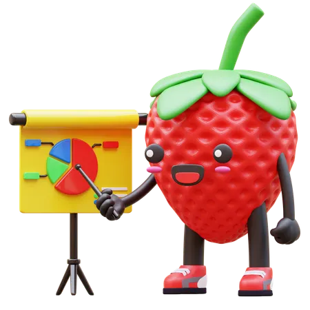 Points With Stick  3D Illustration