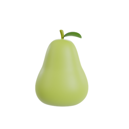 Poire  3D Illustration