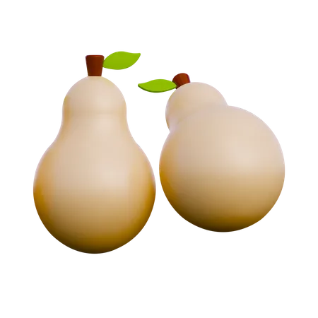 Poire  3D Illustration