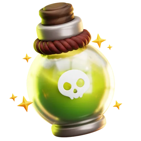 Bottle Poison  3D Icon