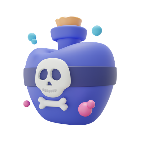 Poison 3D Illustration