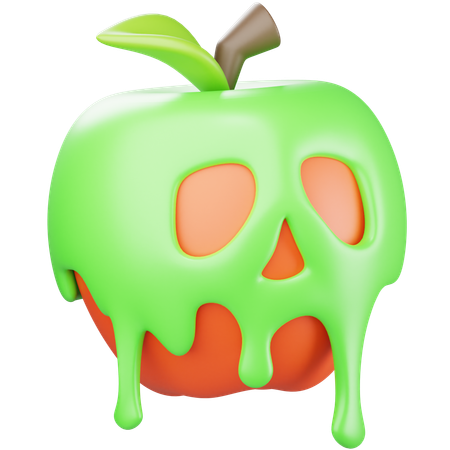 Poison Apple  3D Icon