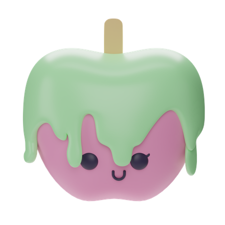 Poison Apple  3D Icon