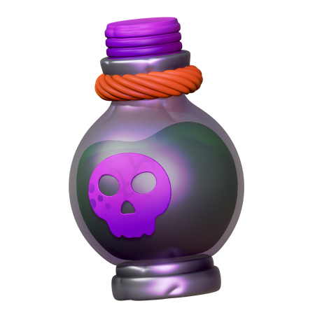 毒瓶  3D Icon