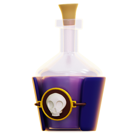 Poison Bottle  3D Icon