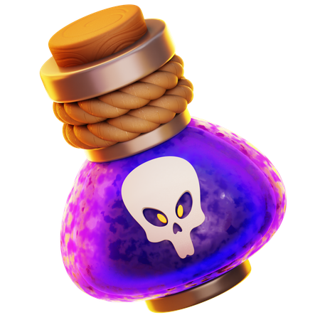 Poison Bottle  3D Icon