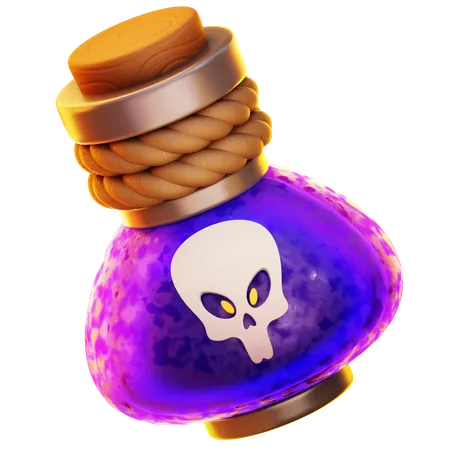 Poison Bottle  3D Icon