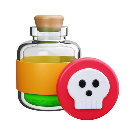 Poison Bottle  3D Icon