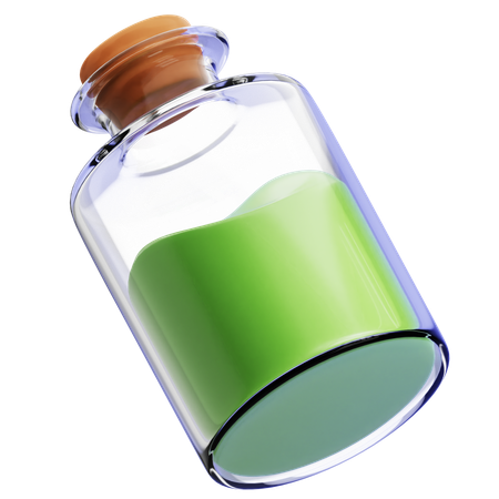 Poison Bottle 3D Icon