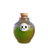 3d poison illustration