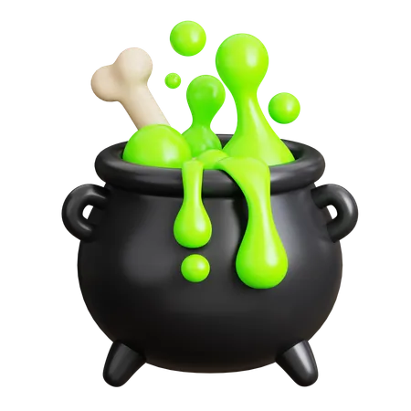 Poison Cauldron  3D Icon